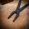 Rugged Vintage Hand Forged Large Iron Pliers Camp Kit Gear