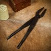 Rugged Vintage Hand Forged Iron Pliers Functional Rustic Camp Gear