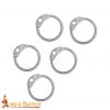 Mild Steel Loose Rings, Round Rings with Dome Rivets, 9 mm 18 gauge, Craft and Repair Chainmail Armour