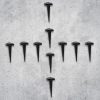 Hand Forged Iron Nails Set of 10 Pieces Functional Accessory