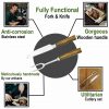 Handcrafted Fully Functional Knife and Fork Cutlery Set Stainless Steel