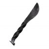 Hand Forged Railroad Spike Knife with Twisted Handle