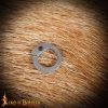 Mild Steel Loose Rings, Flat Rings with Dome Rivets, 6 mm 18 gauge, Craft and Repair Chainmail Armour