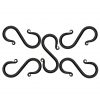Iron Hand Forged Suspending Hook Functional Camping Accessory Set of 5