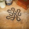 Iron Hand Forged Suspending Hook Functional Camping Accessory Set of 5