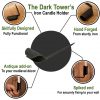 The Dark Tower Hand Forged Iron Candle Holder Functional Gear