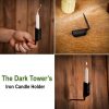 The Dark Tower Hand Forged Iron Candle Holder Functional Gear