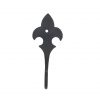 Fleur de Lis Hand Forged Vintage Wall Hook