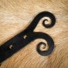 Medieval Chest Hinges Pair / Hand Forged Iron Rustic Door Hinge