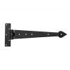 Medieval Chest Hinges / Hand Forged Iron Rustic Door Hinge