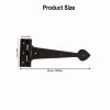 Medieval Chest Hinges / Hand Forged Iron Rustic Door Hinge