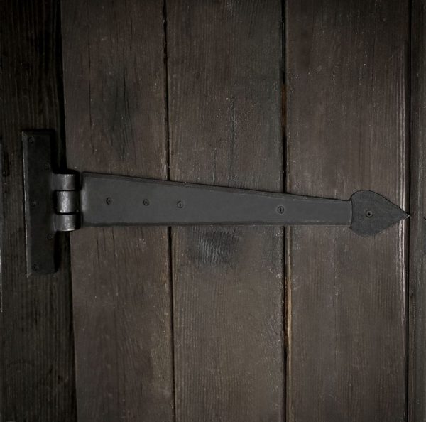 Medieval Chest Hinges / Hand Forged Iron Rustic Door Hinge