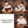 Medieval Stone Journal Handcrafted Genuine Leather Diary Notes