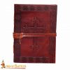 Leather Journal Celtic Cross Design