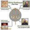 Viking Soothsayer's Brass Fibula Cloak Brooch