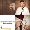Sturdy Hand Forged Fibula / Cloak Brooch