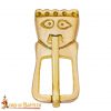 Late Medieval Solid Brass Belt Buckle