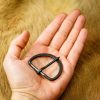 Hand Forged Iron Belt Buckle of the Dark Ages