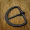 Hand Forged Iron Belt Buckle of the Dark Ages