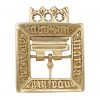 15th Century Solid Brass Buckle Leather Accessory