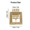 15th Century Solid Brass Buckle Leather Accessory