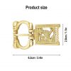 Medieval Wolf Solid Brass Belt Buckle Leather Accessory