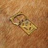Medieval Wolf Solid Brass Belt Buckle Leather Accessory