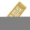 Medieval Lion Pure Solid Brass Belt End Chape Functional Belt Accessory