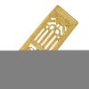 Medieval Lion Pure Solid Brass Belt End Chape Functional Belt Accessory