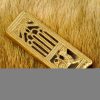 Medieval Lion Pure Solid Brass Belt End Chape Functional Belt Accessory