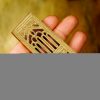 Medieval Lion Pure Solid Brass Belt End Chape Functional Belt Accessory