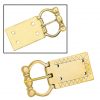 Medieval Pure Solid Brass Belt Buckle Functional Clothing Accessory