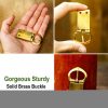 Gorgeous Pure Solid Brass Belt Buckle Fully Functional Belt Accessory