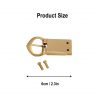 Gorgeous Pure Solid Brass Belt Buckle Fully Functional Belt Accessory