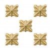 Medieval Pure Solid Brass Leather Mounts Functional Set of 5