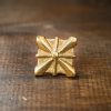 Medieval Pure Solid Brass Leather Mounts Functional Set of 5