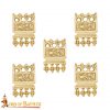 Ornate Viking Pure Solid Brass Belt End Chape