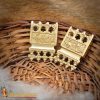 Ornate Viking Pure Solid Brass Belt End Chape