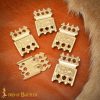 Ornate Viking Pure Solid Brass Belt End Chape