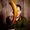 Drinking Horn with Brilliant Finish Handcrafted Genuine Ox Horn