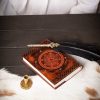 Fleur de Lis Navigation Compass Journal Handcrafted Genuine Leather Diary Notes