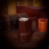 Raiding Pirate Leather Tankard Handcrafted from Genuine Leather