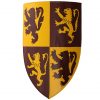 Decorative Welsh Shield with Lion Rampant Print Owain Glyndwr Coat of Arms