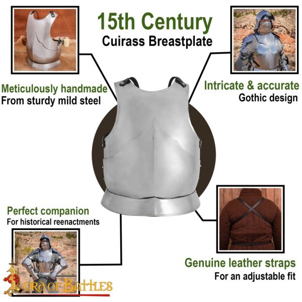 Late Medieval Gothic Breastplate