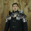 Fantasy Knight Pauldrons with Blade Breakers