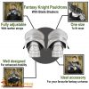Fantasy Knight Pauldrons with Blade Breakers