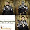 Fantasy Knight Pauldrons with Blade Breakers