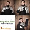 Medieval Pauldrons with Rondels / Besagues