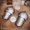 Medieval Pauldrons with Rondels / Besagues
