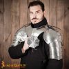 Medieval Pauldrons with Rondels / Besagues